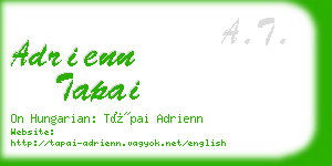 adrienn tapai business card